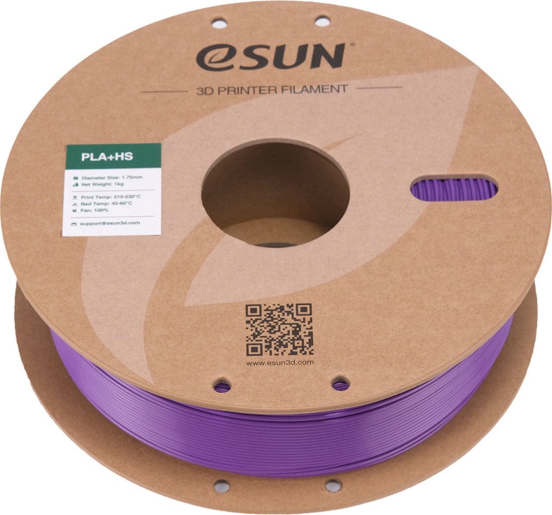 eSUN  PLA+HS Purple, 1,75 mm / 1000 g    PLA-Filament für den Hochgeschwindigkeitsdruck