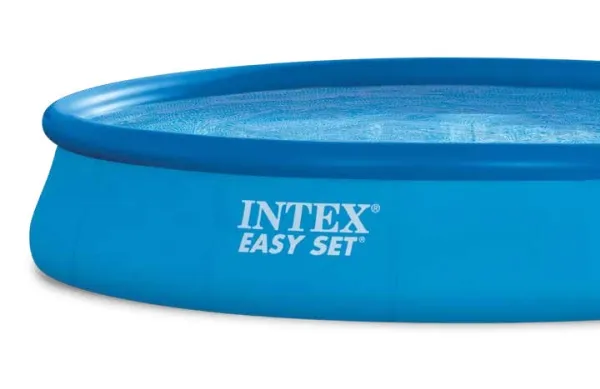 INTEX Easy Set 26166NP - 457 x 107 cm - Inkl. Pumpe, Stige, Cover & Underlag 12.430 L
