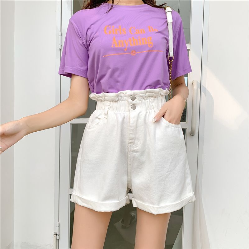 Gilmort - Paperbag Denim Shorts