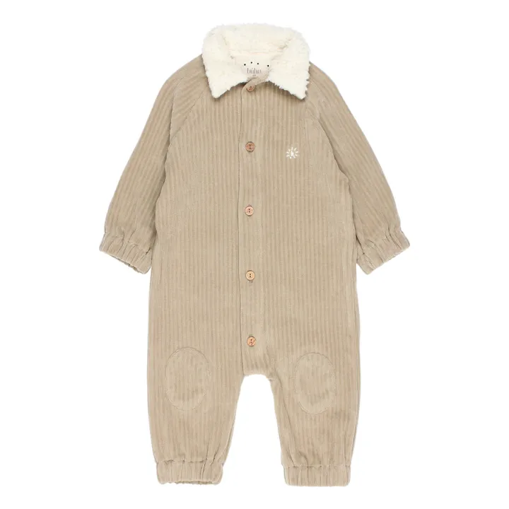 Búho Combinaison Velours Côtelé Coton Bio | Beige