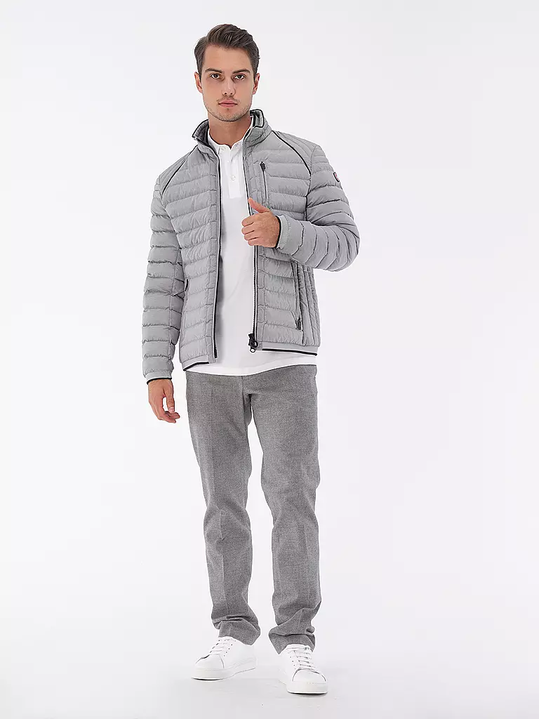 WELLENSTEYN Leichtsteppjacke MOLM hellgrau