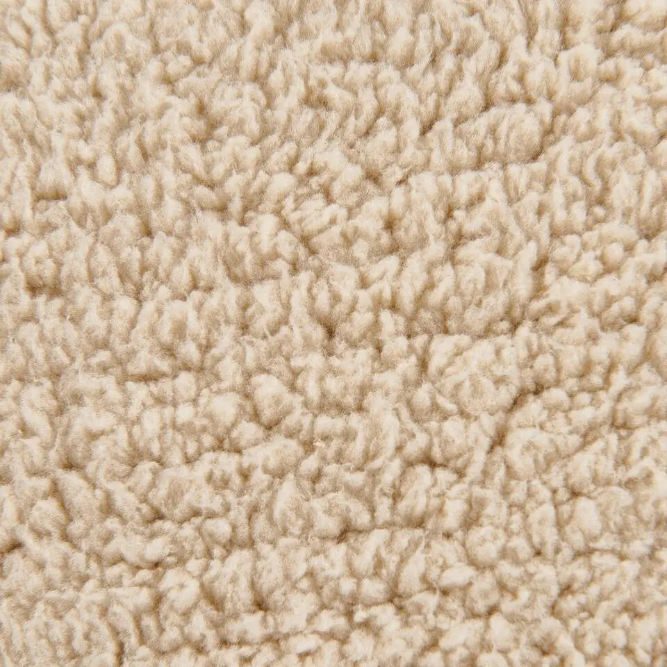 ADLANA - Poef - Beige - Stof