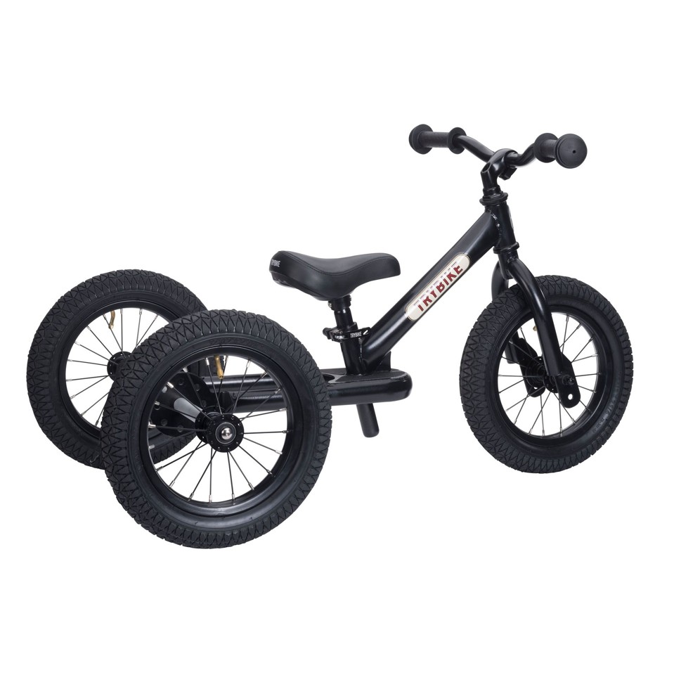 Trybike - løbecykel, 3 hjulet, Sort