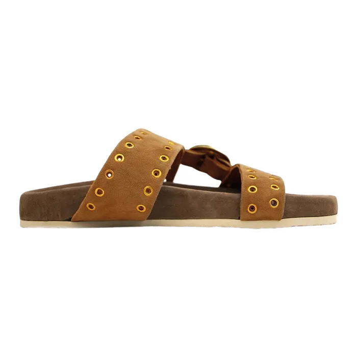 Lazamani Two Straps One Buckle Slippers Dames