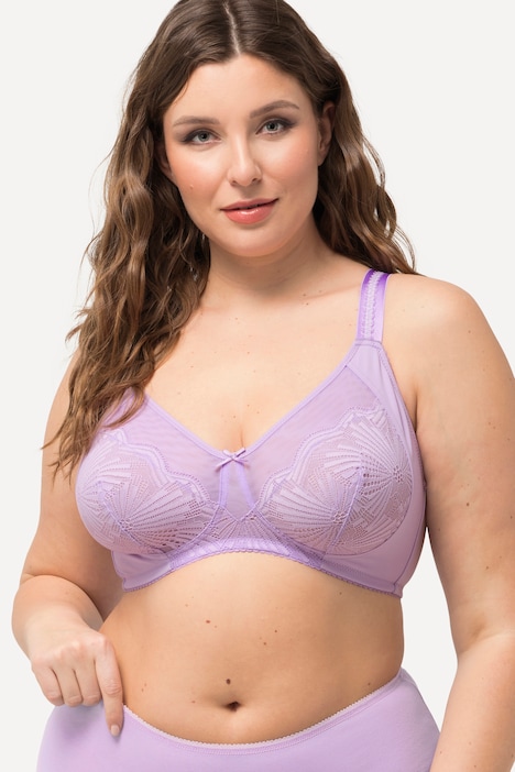 BH, ohne Bügel, Mesh, Spitze, Cup B - E