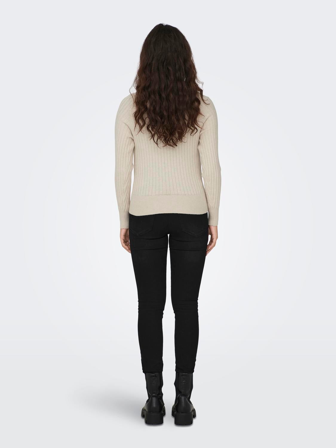 JDYMAGDA Strickpullover Cement
