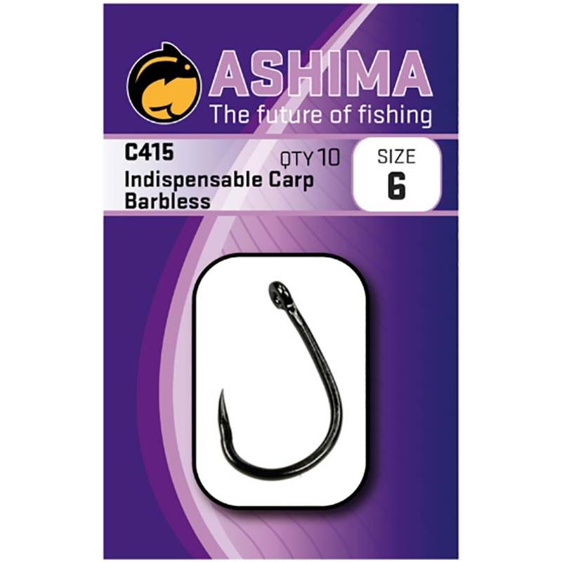 Hameçon Carpe Ashima C415 Indispensable Barbless