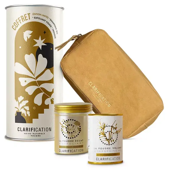 Kit de presente Clarification Natural Skincare Powder - Edição Limitada