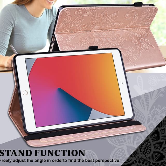 SKALO iPad 10.2 Mandala Flip Cover