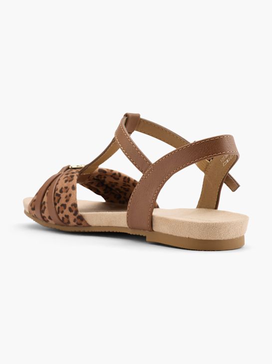 TOM TAILOR Sandale Braun