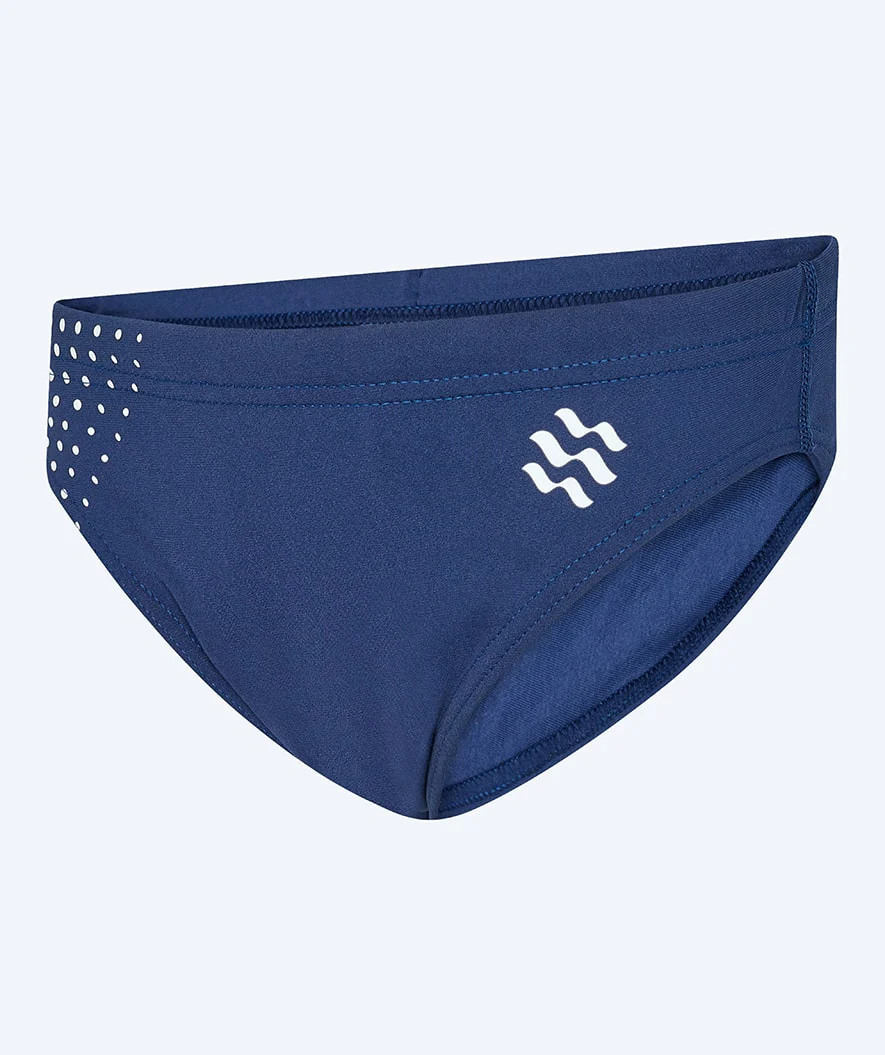 Watery trekantede badebukser til drenge - Budgie Eco - Blue Sporty