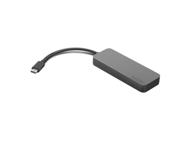 Lenovo USB-Hub USB-C zu 4 Port USB-A Kompakter 4-Port-USB-Hub
