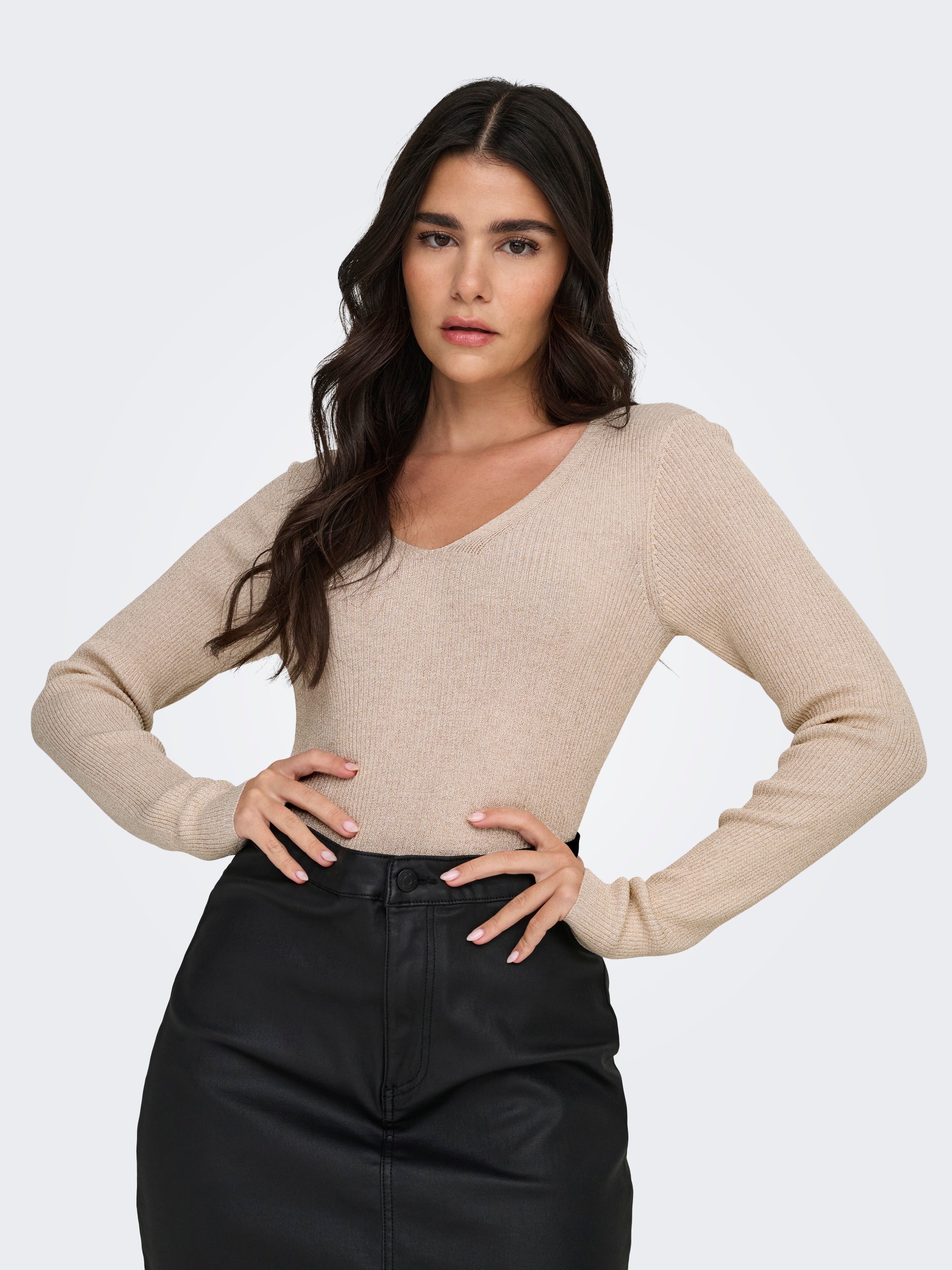 JDYBODILLA Strickpullover Cloud Dancer