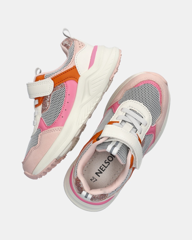 Nelson Kids Klittenbandschoenen  - roze