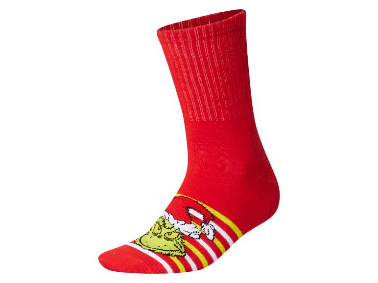 3 Paar kerstsokken The Grinch
