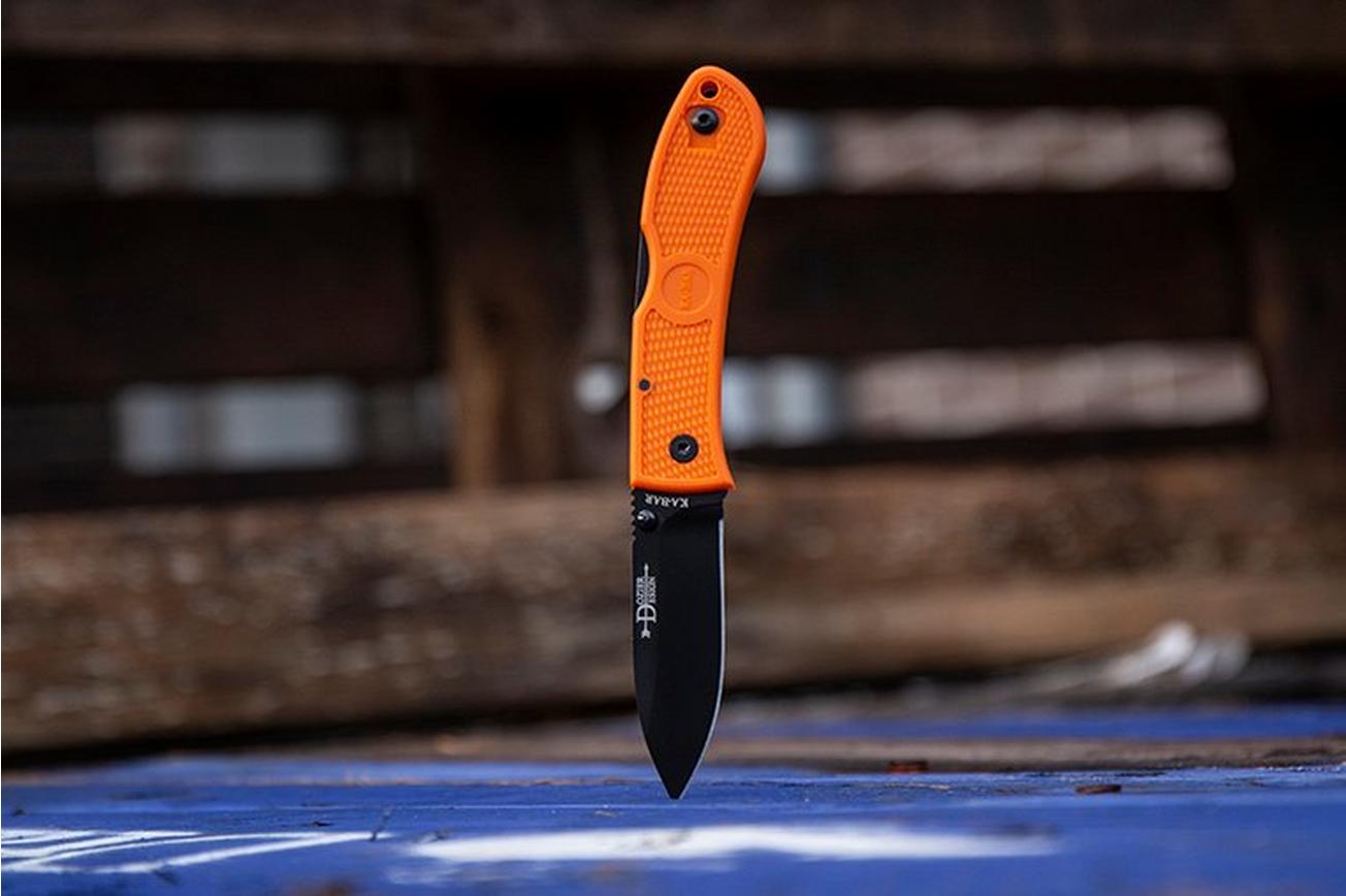 KA-BAR Dozier Folding Hunter Orange 4062BO