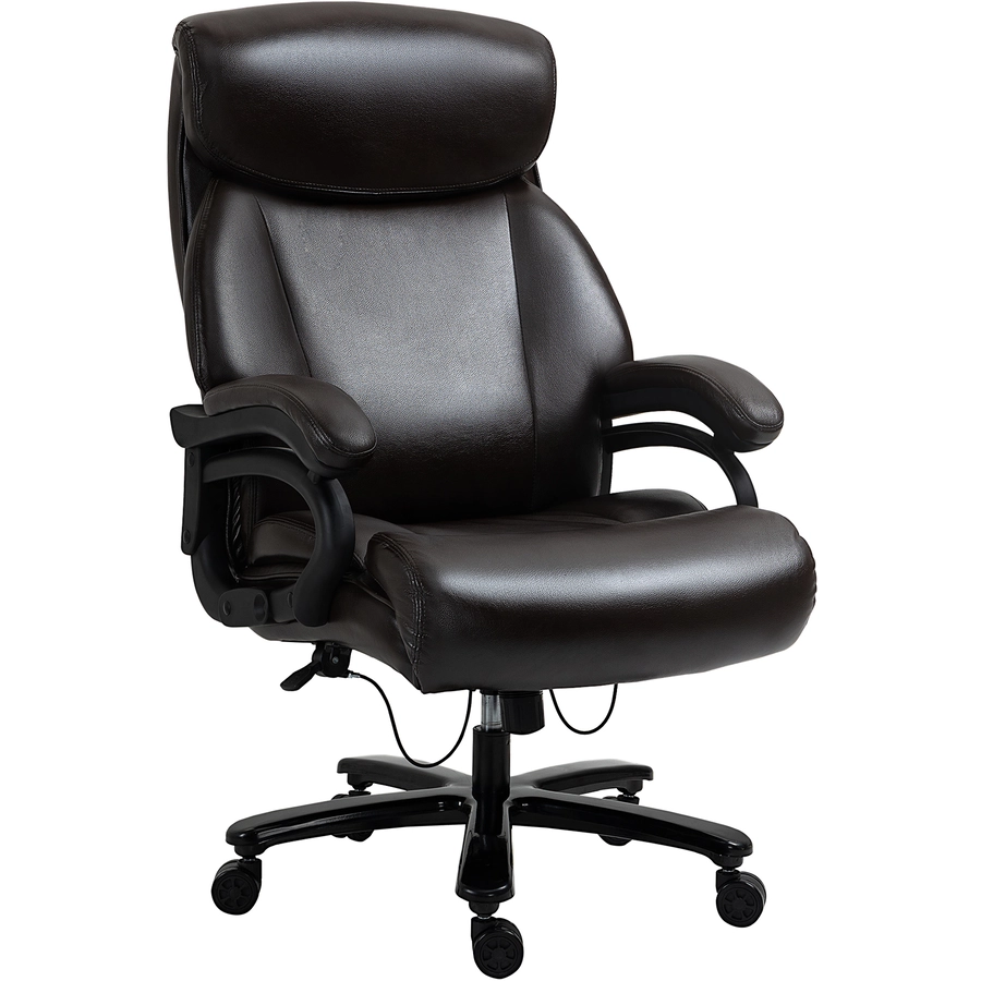Vinsetto Bürostuhl ergonomisch geformt, high-end gaslift Braun