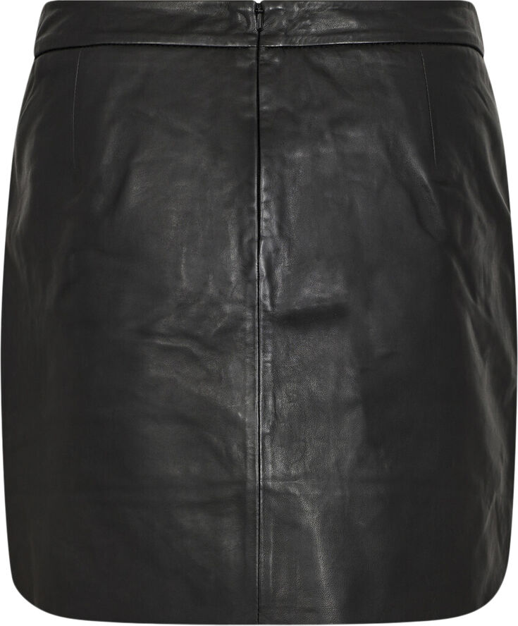 IVY Copenhagen IVY-Kylie Leather Mini Skirt Black