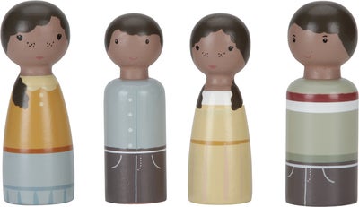 Little Dutch Dukkesett til Dukkehus, Familien Evi