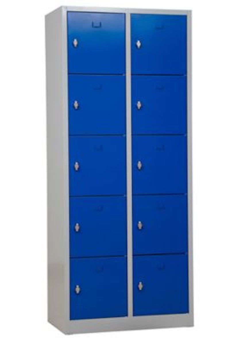 PROREGAL Falcon Medium Lockerkast HxBxD 190 x 80 x 45 cm Hangslot Grijsblauw