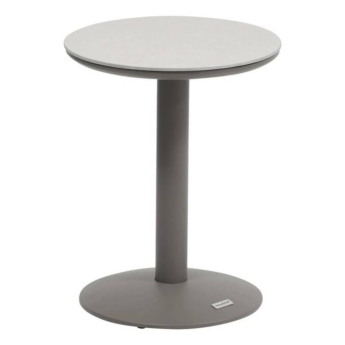Table d'appoint de jardin ronde SOLETIA Café