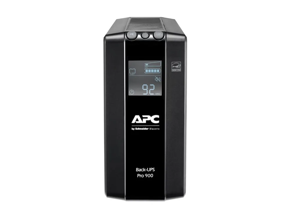 APC Back-UPS Pro BR900MI - UPS - AC 230 V - 540 Watt - 900 VA - USB - output-stikforbindelser: 6 - sort