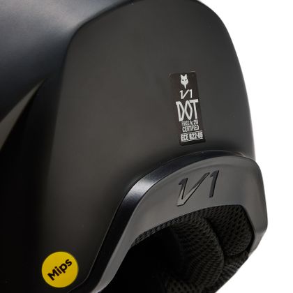 Casque cross Fox YOUTH V1 MATTE - Noir
