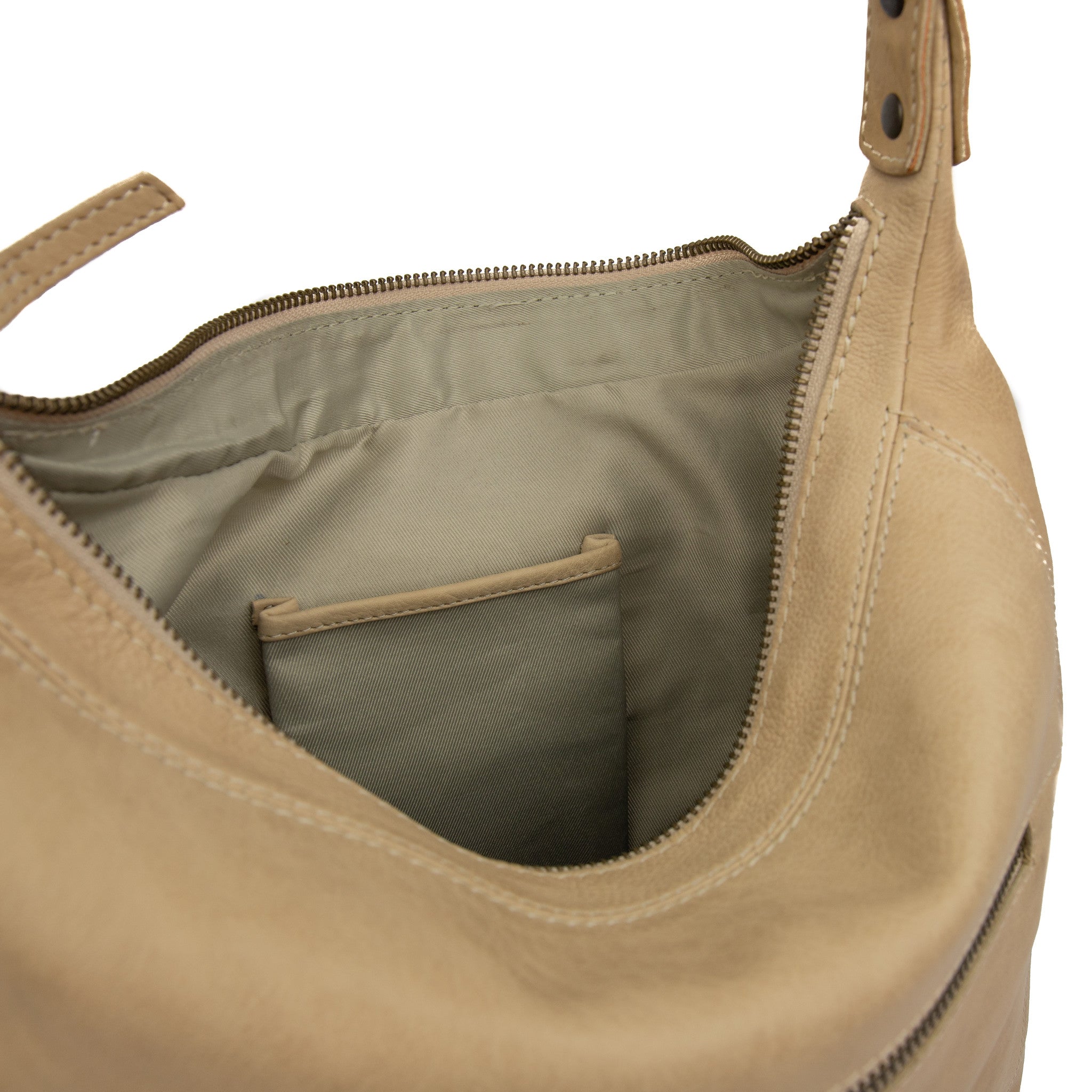 Schoudertas 'Anna' beige Beige
