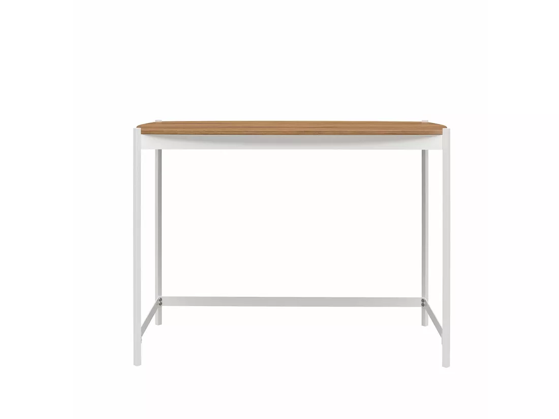 Tallulah | Bureau en panneaux de particules stratifié noyer et structure