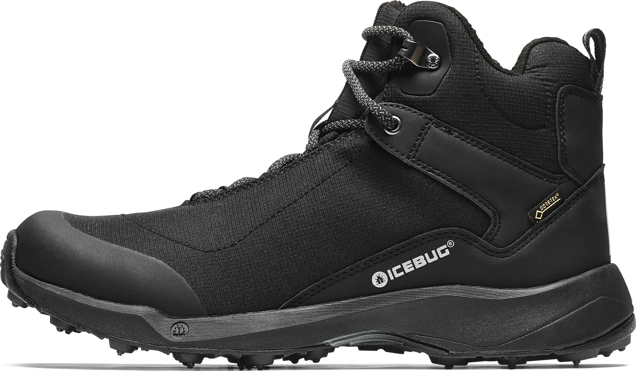 Icebug Men's Pace 3 Bugrip Gore-Tex Black