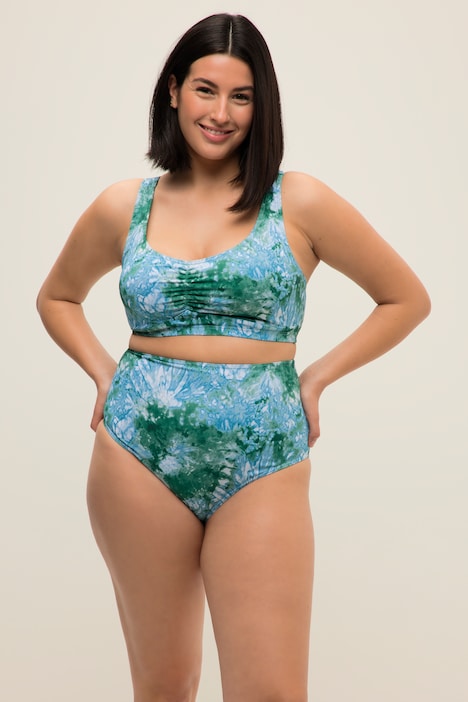 Bikini Slip, Panty, High Waist, Batik Print