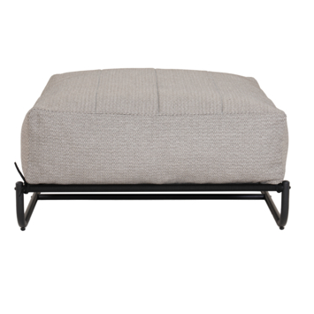KARWEI buitensofa hocker Jules grijs metaal