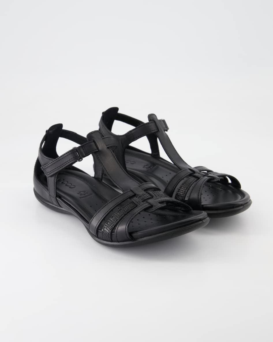 Ecco Flash W T Sandal LEA Sandalen in Schwarz