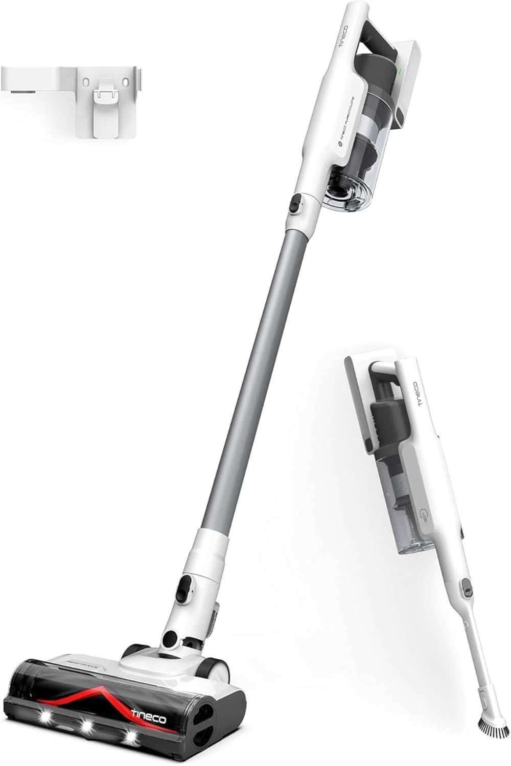 Tineco A30S Akku Staubsauger, Kabelloser Stabstaubsauger 160W 20000pa 60 Min Laufzeit, Handstaubsauger mit 1L Staubbehälter ZeroTangle Bürste für Tierhaare, Akkustaubsauger für Hartböden