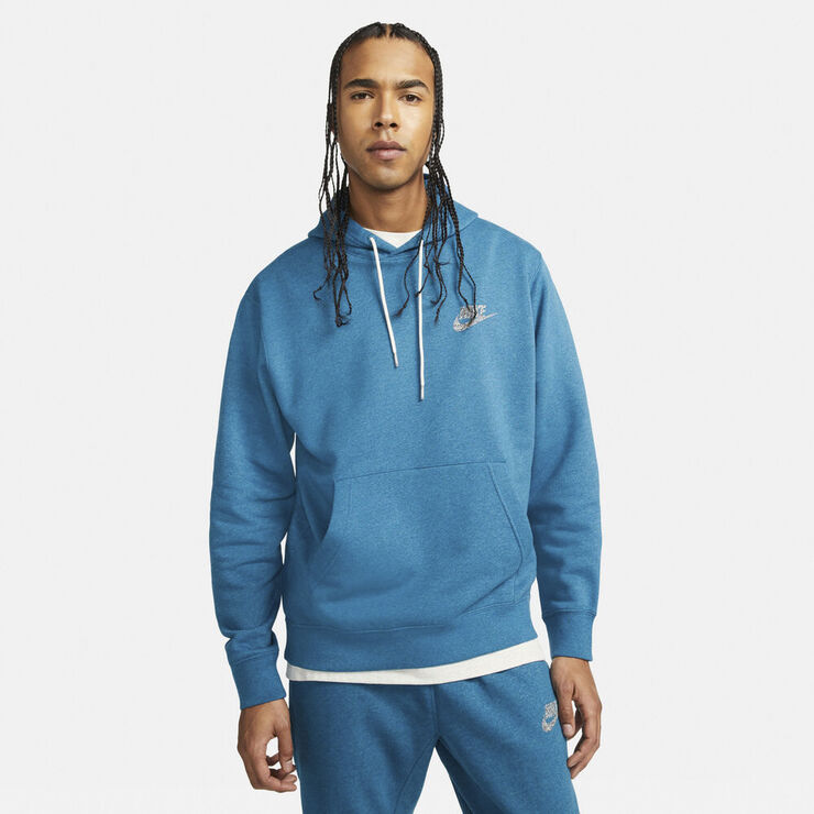 Nike Sportswear Revival Fleece Haettetroje Blå