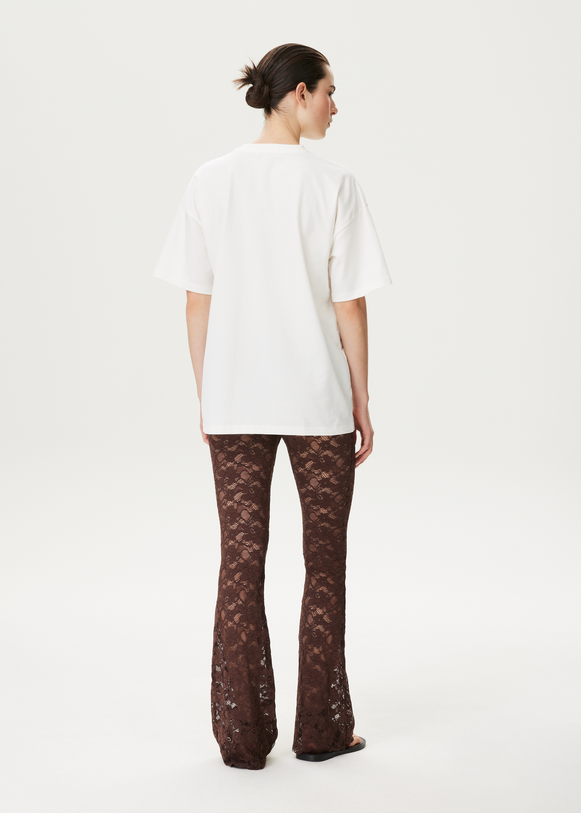 Lang T-shirt met print