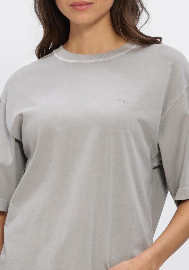 lichtgrijze closed t-shirt relaxed t shirt