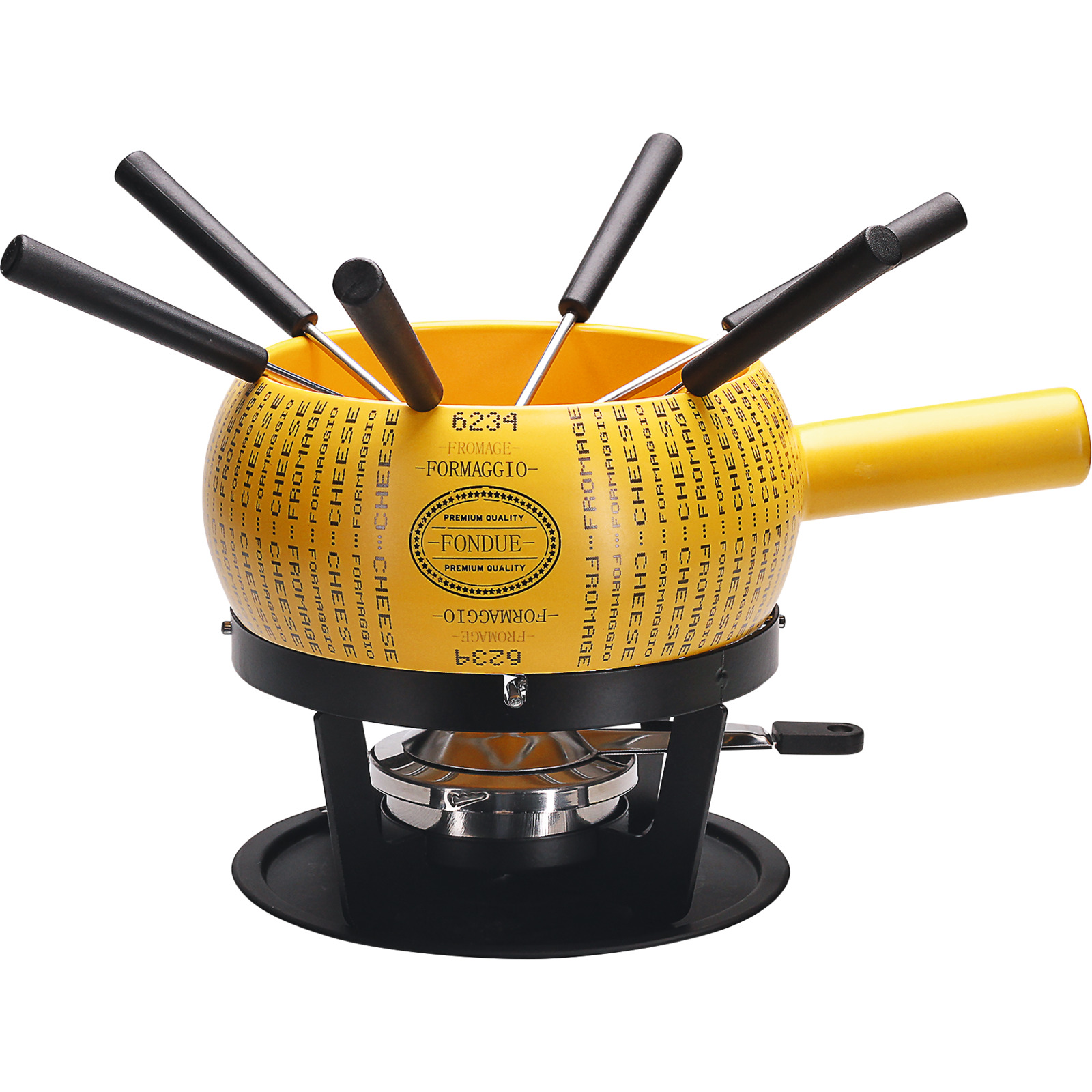 Nouvel Käsefondue Set Parmino 9-teilig