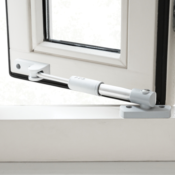 AXA telescopische raamuitzetter grijs 20 cm buitendraaiend