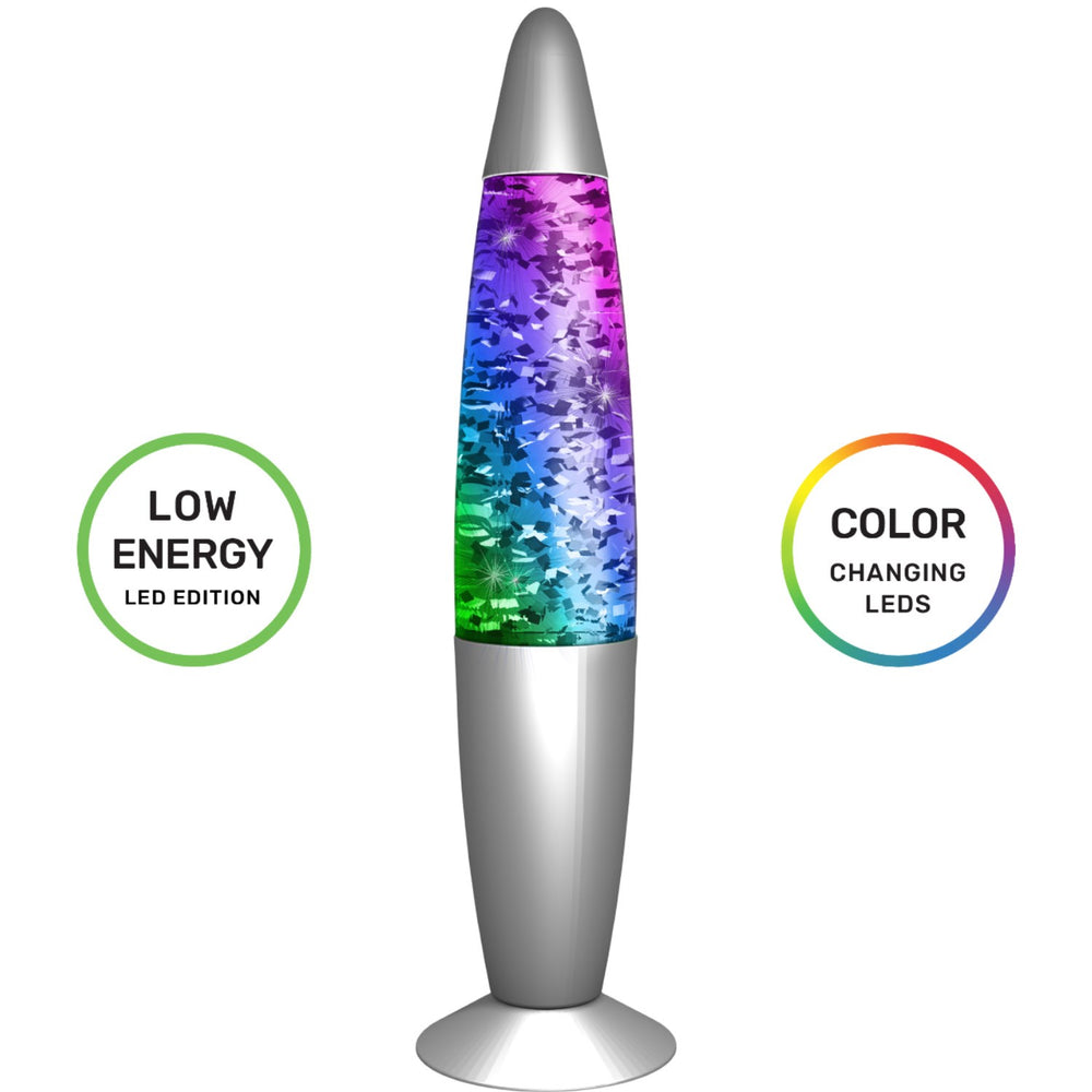 Køb Party Funlight Glitter Lampe - Multifarvet H: 34cm