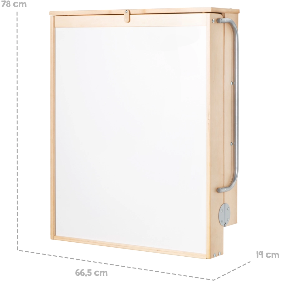 roba Wandwickelregal natur + Wickelauflage roba Style grau