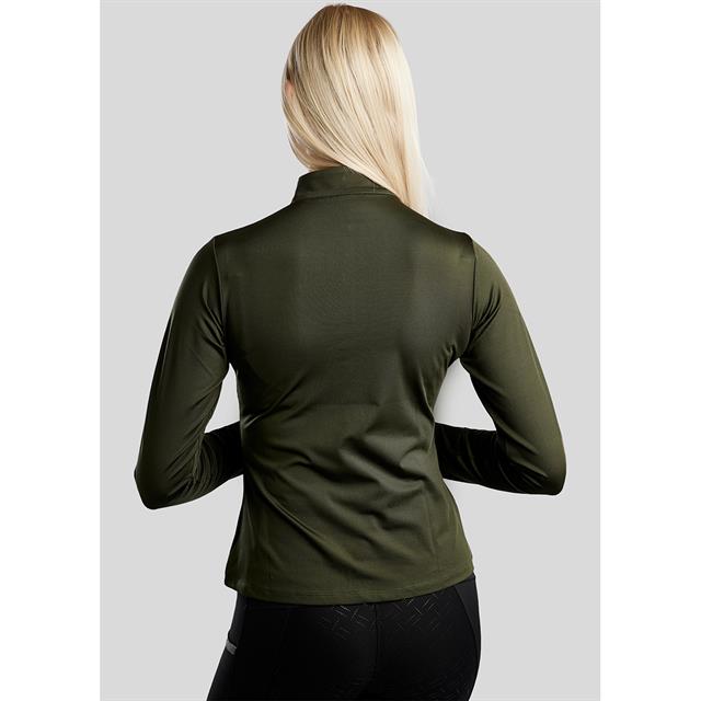 Trainingsshirt Montar MOGaia Gun Metal Tape Donkergroen