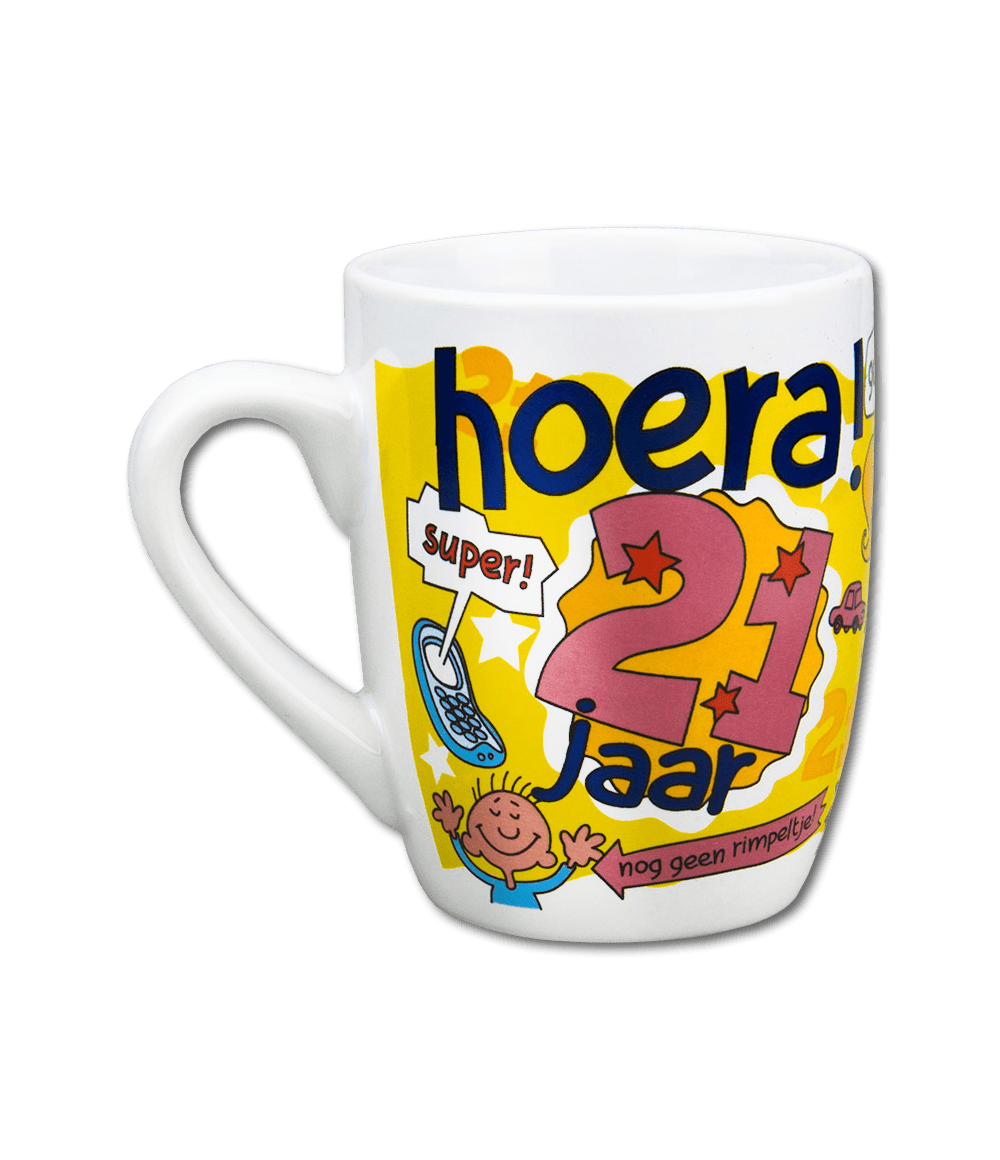 Mok 21 Jaar 12cm