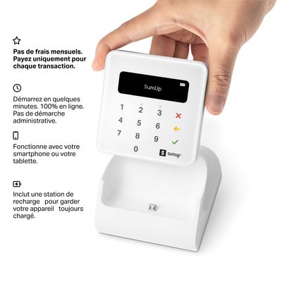 Sumup Air + SumUp - Terminal de Paiement mobile et autonome + station de recharge