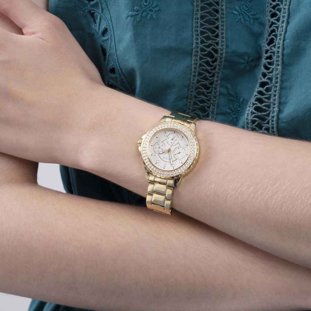 Montre Guess Crown Jewel Blanc