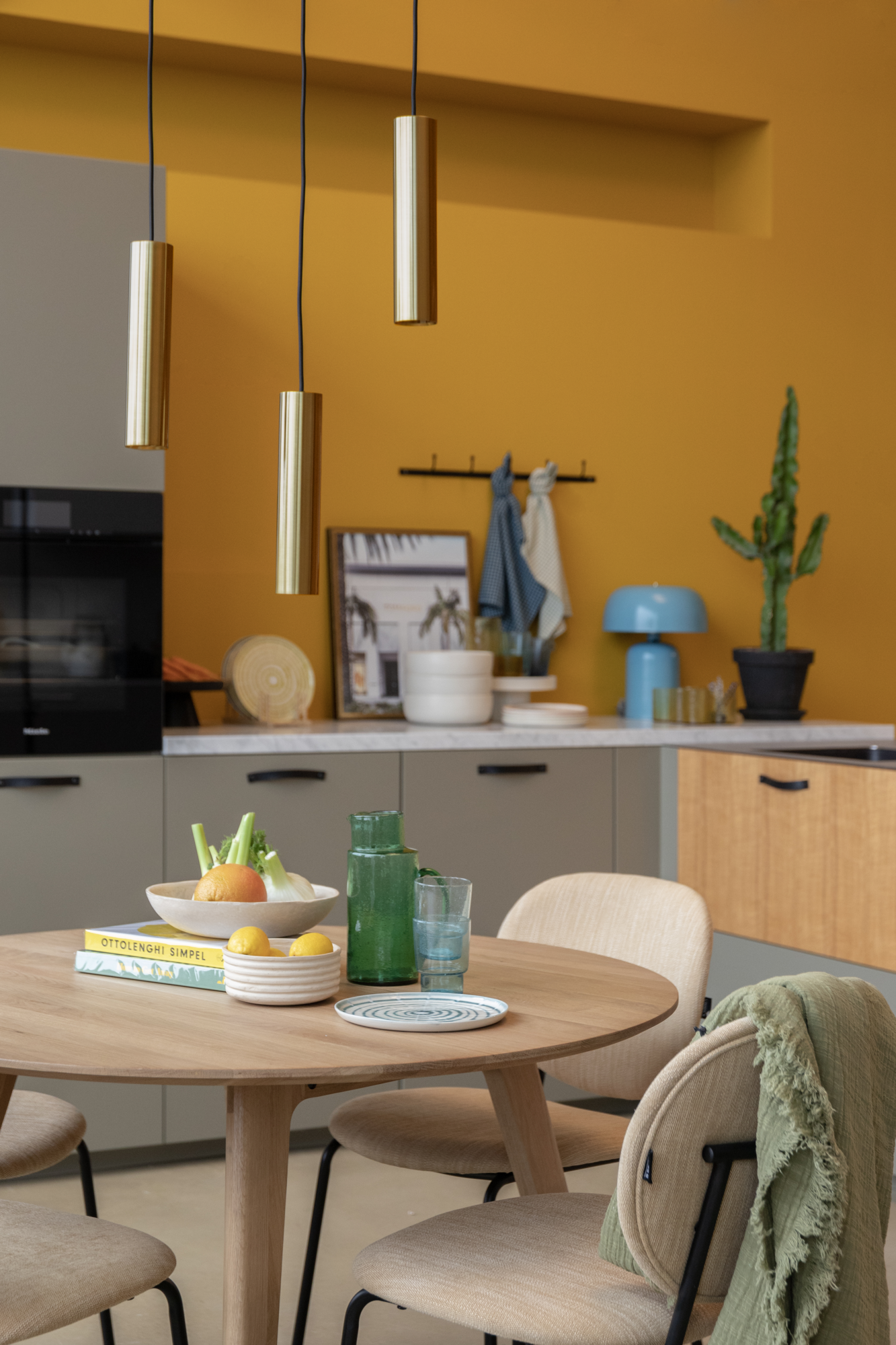 Eettafel Mason Ø140 cm massief eiken