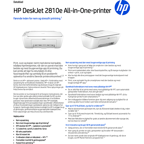 HP DeskJet 2810e All-in-One-printer