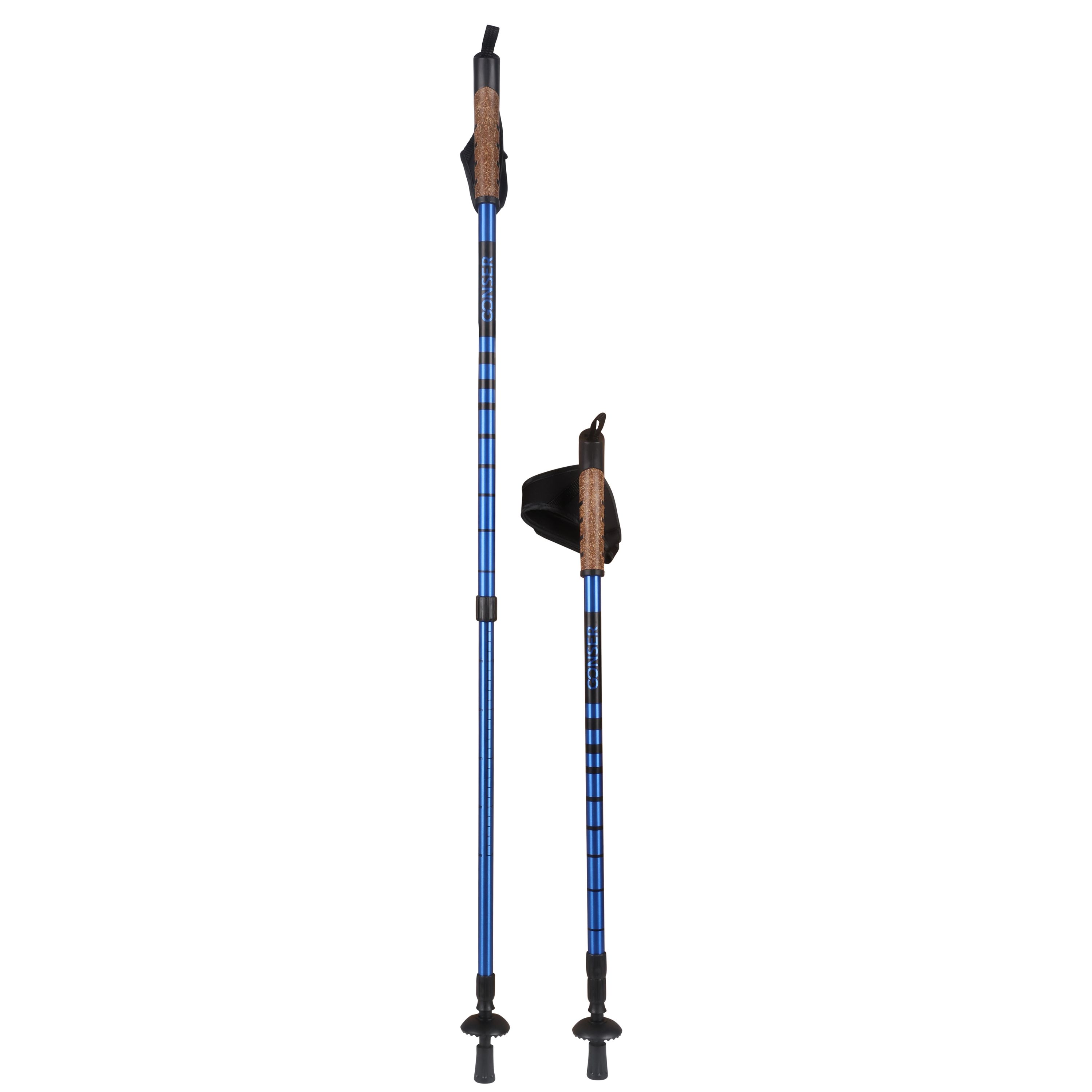 Walking Stöcke Anti-Shock blau