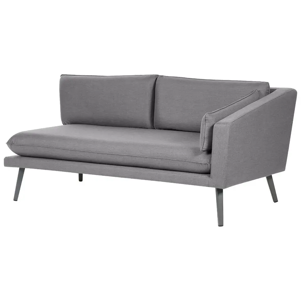 LORETELLO - Loungebank 3-zits - Grijs - Links - Polyester