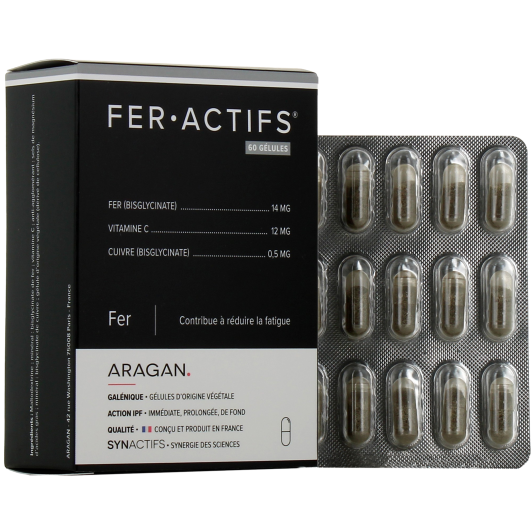 Synactifs Fer Actifs - Complément alimentaire anti fatigue